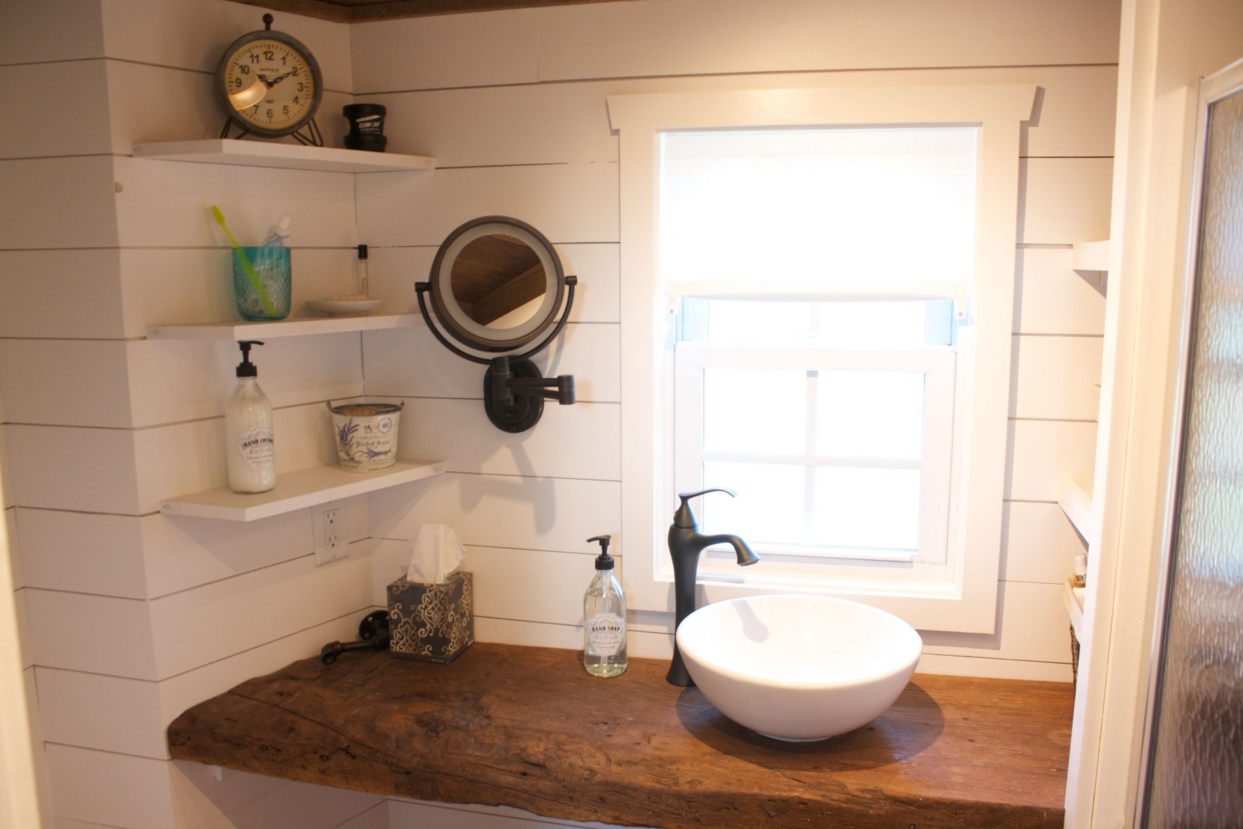 Shiplap Fireplace Awesome Awesome Tiny House Sink