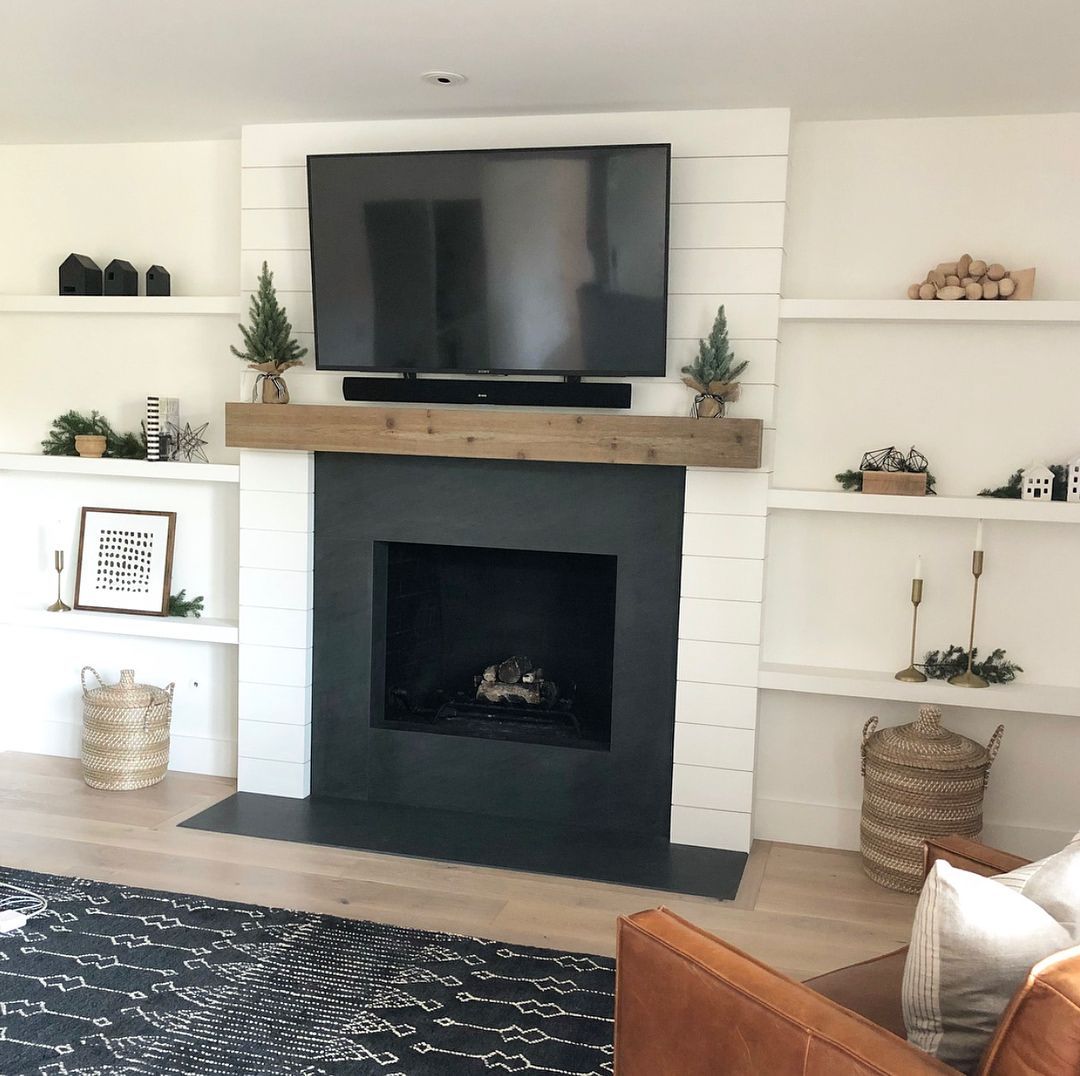 Shiplap Fireplace Ideas Lovely 10 Darling Living Room Kitchen Ideas In 2019