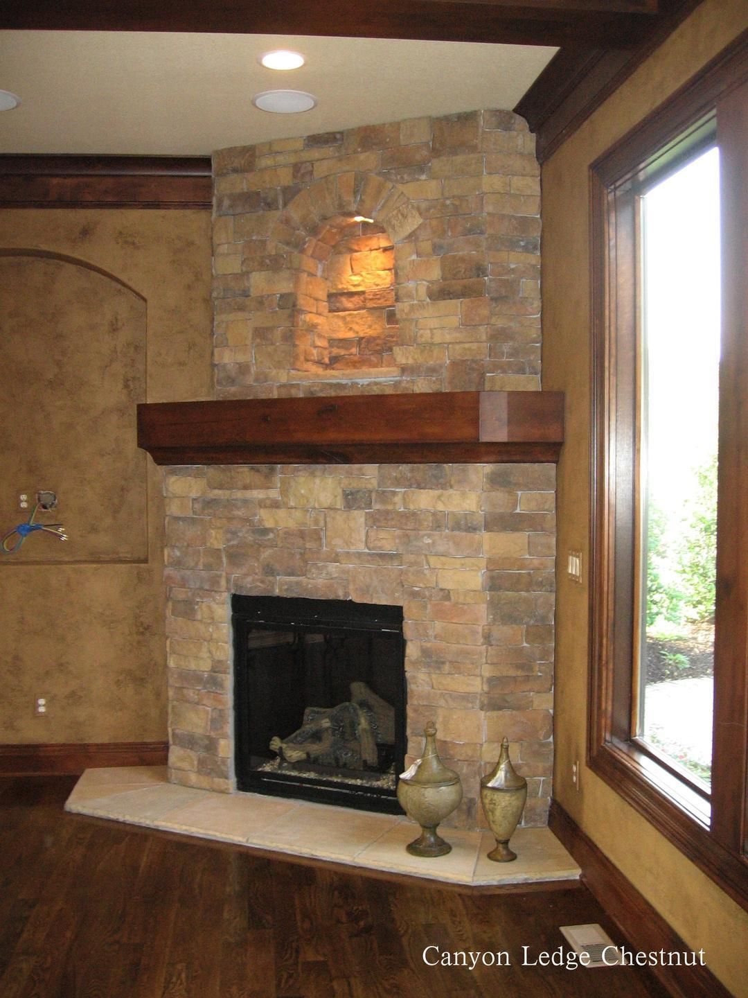 Stone Fireplace Ark Best Of Stone Fireplaces Canyon Ledge Chestnut