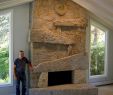Stone Fireplace with Wood Mantel Best Of Hashtag Granitehearth Na Twitteru