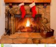 Stone Fireplace with Wood Mantel Inspirational Two Christmas Stockings the Mantle A Stone Fireplace