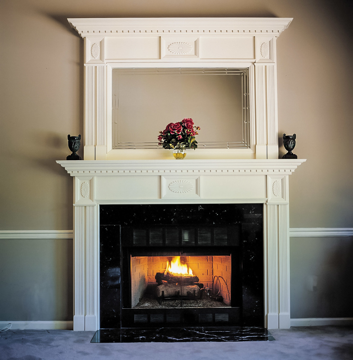 Stone Fireplace with Wood Mantel Unique Considering the Mantel Old House Journal Magazine