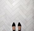Subway Tile Herringbone New Marble Herringbone Floors In the Master Bath at the