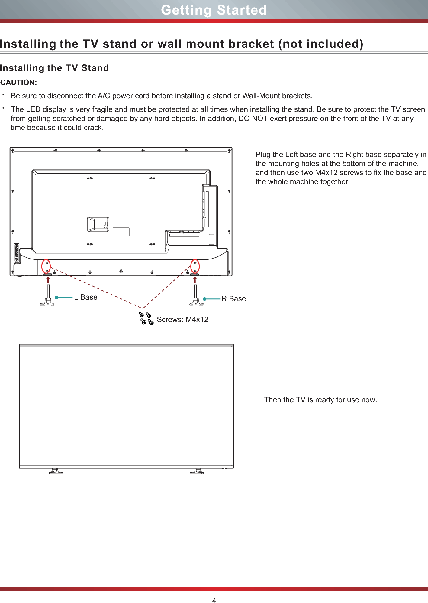 Tv and Fire Wall Awesome Lcdf0082 Part15 Subpart B Led Lcd Tv User Manual Hisense