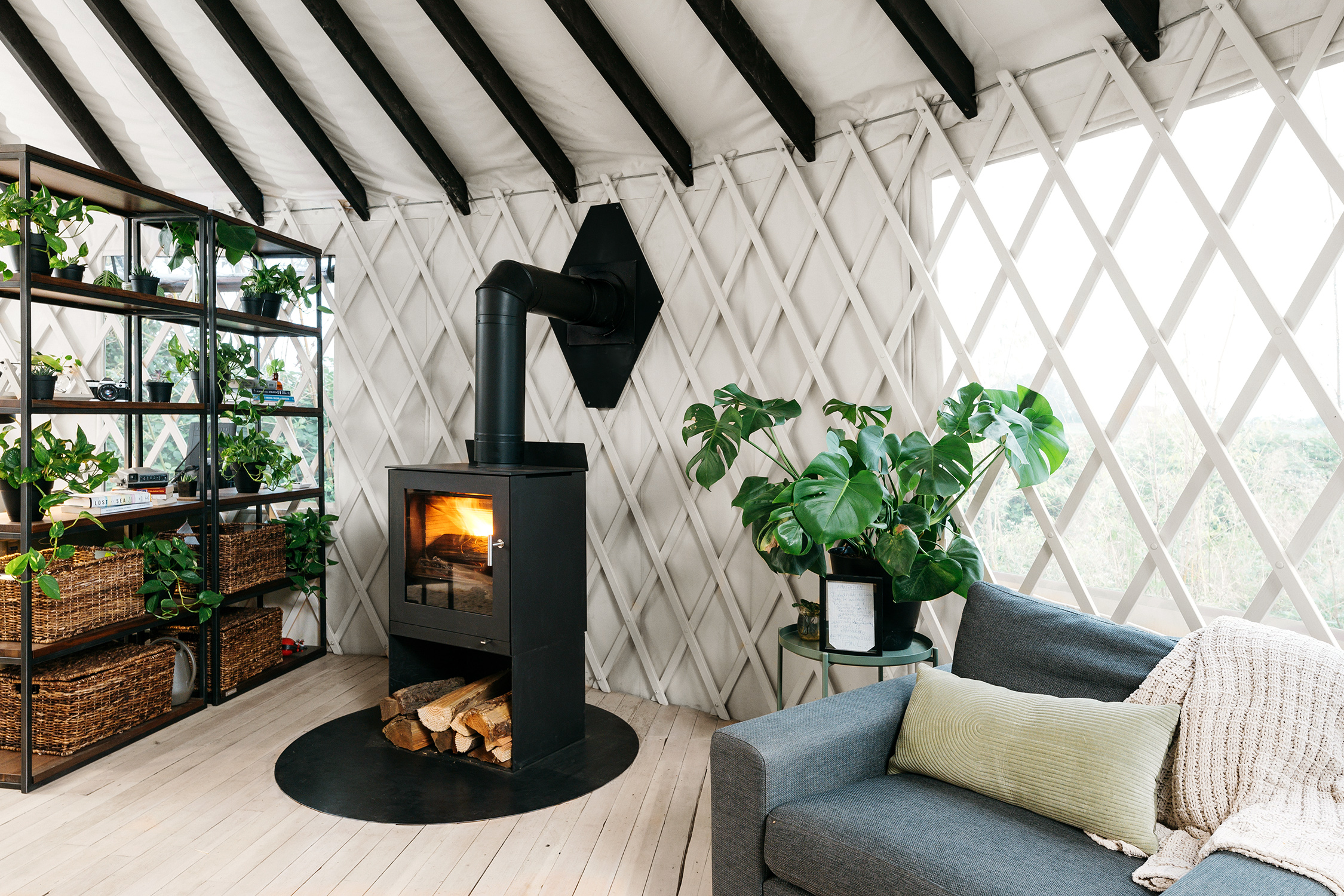 Tv and Fire Wall Beautiful Shed Richard John