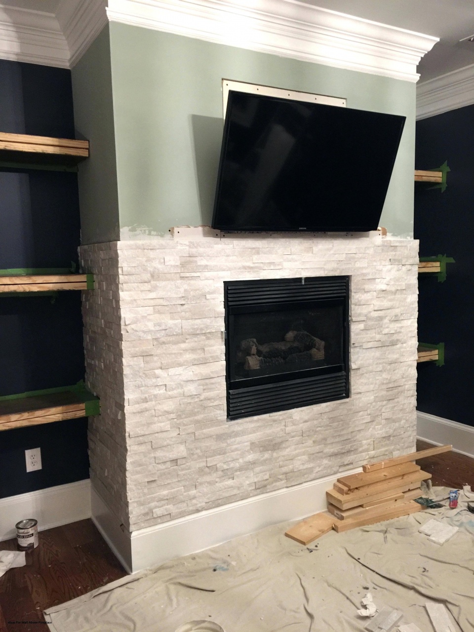 Tv and Fire Wall New High Heat Paint for Fireplace – Fireplace Ideas From "high