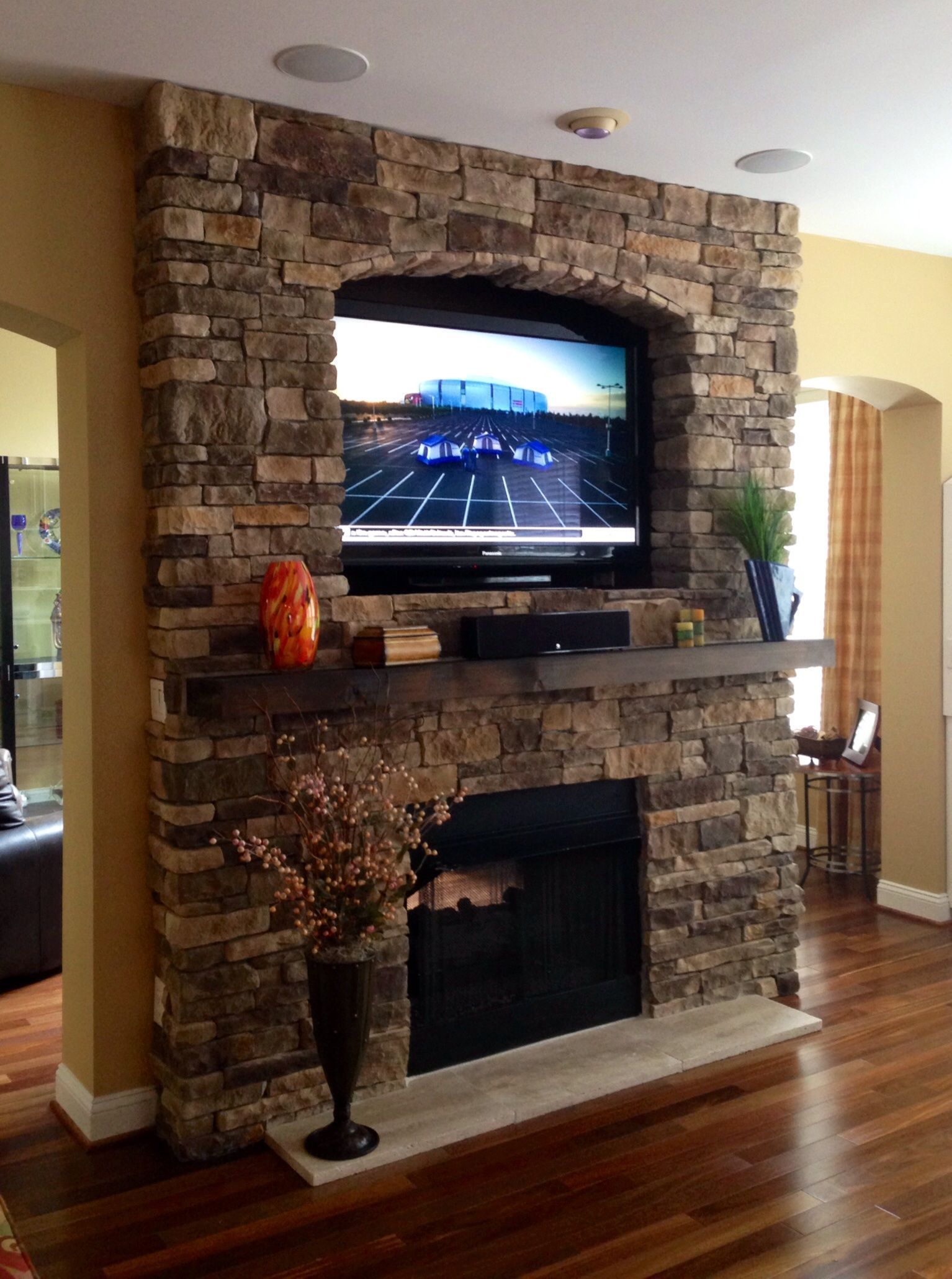 Tv Fire Wall Beautiful 20 Living Room Designs with Fireplaces