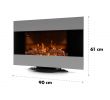 Tv Fire Wall Luxury Efp Approved Wall Mounted Electric Fireplace Heater Ef420slb