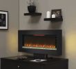 Tv Fire Wall Luxury Felicity 47" Wall Mounted Infrared Quartz Fireplace Black