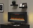 Tv Fire Wall Luxury Felicity 47" Wall Mounted Infrared Quartz Fireplace Black