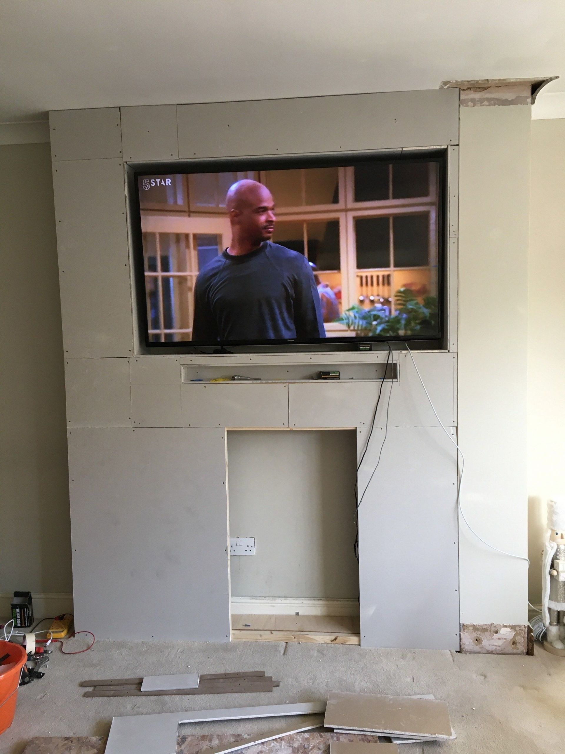 Tv Fire Wall New Pin On Fireplace Tv Wall