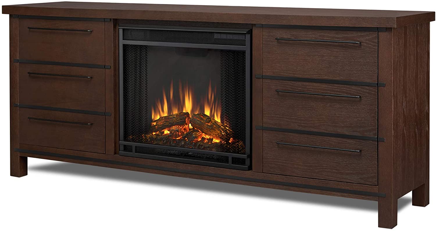 Tv Wall Unit with Electric Fireplace Beautiful Amazon Real Flame Parsons Electric Entertainment