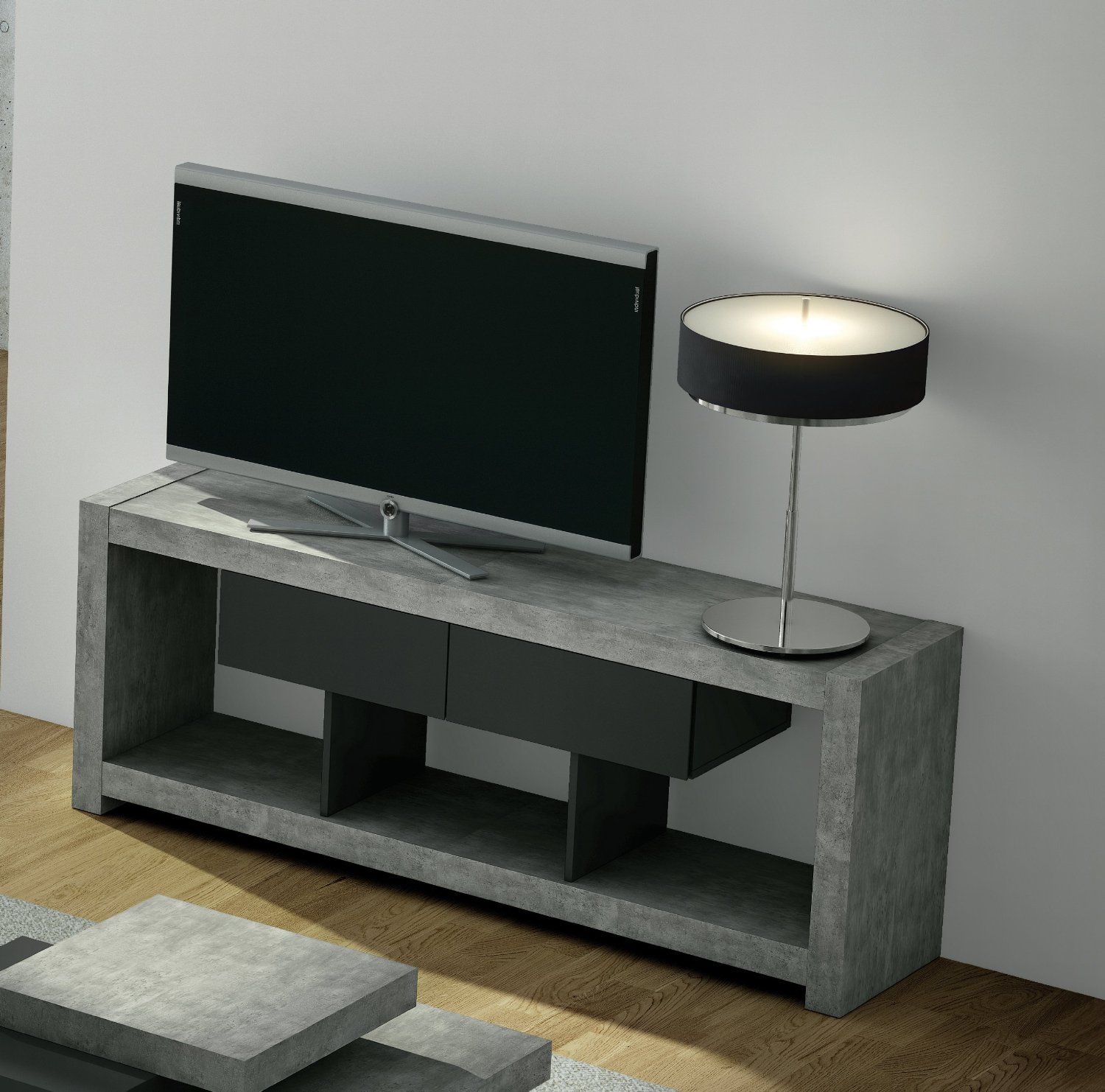 Temahome concrete TV stand 0dbdddc66a2a21c0a8e22a30c ba