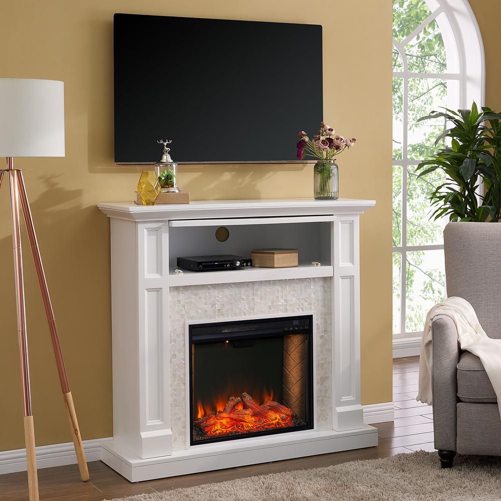 Walmart Fireplace Mantel Best Of southern Enterprises lester Alexa Enabled Smart 46 In