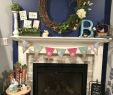 Walmart Fireplace Mantel Elegant Spring Easter Mantel 2019 My Mantel Mania In 2019