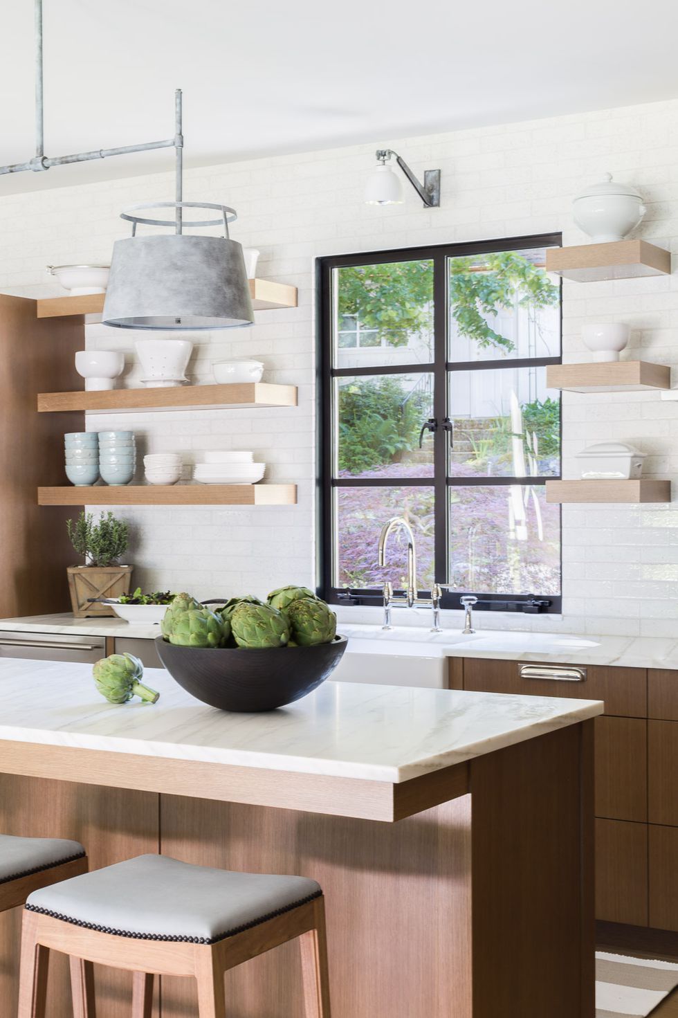 White Brick Backsplash Kitchen Awesome 40 Best White Kitchen Ideas S Of Modern White Kitchen