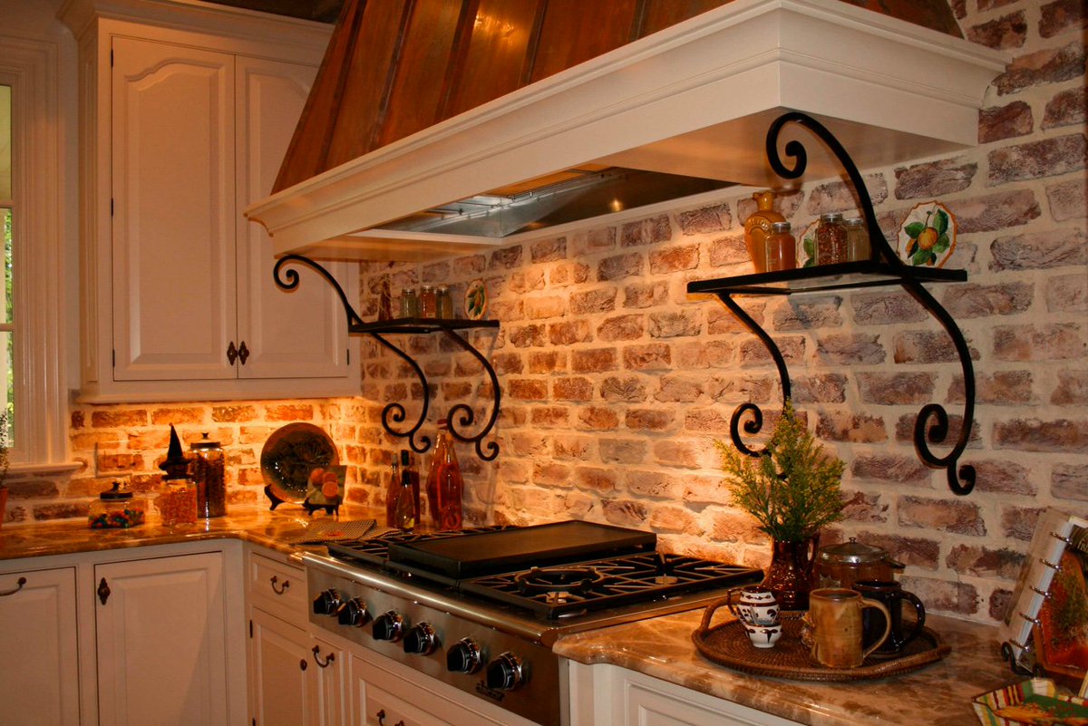 White Brick Backsplash Kitchen Awesome Hashtag Brickbacksplash Na Twitteru