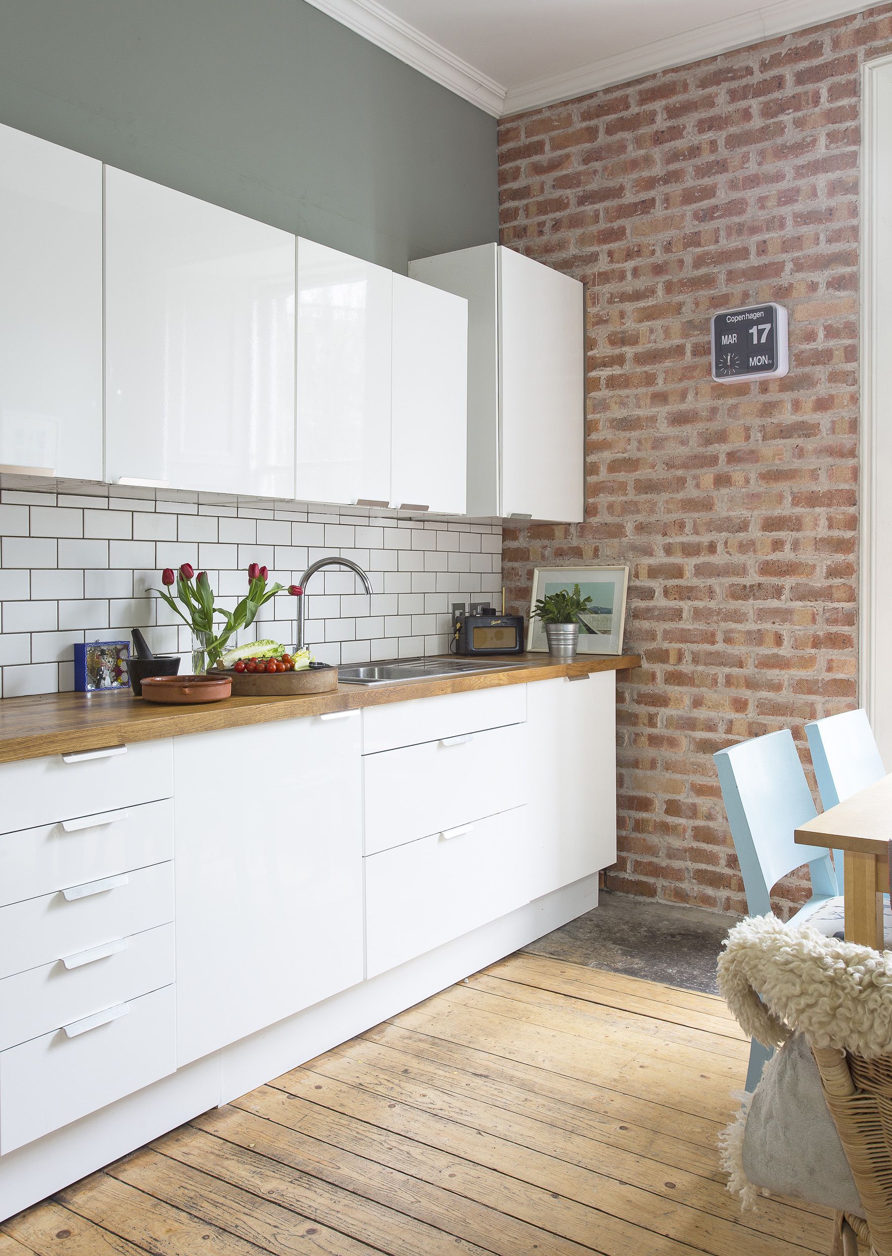 White Brick Backsplash Kitchen Elegant White Gloss Kitchen Units by Ikea Brick Slip Wall Fired