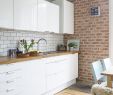 White Brick Tile Backsplash Kitchen Best Of Piastrelle Stile Vintage E Parete A Contrasto In Muro Teak