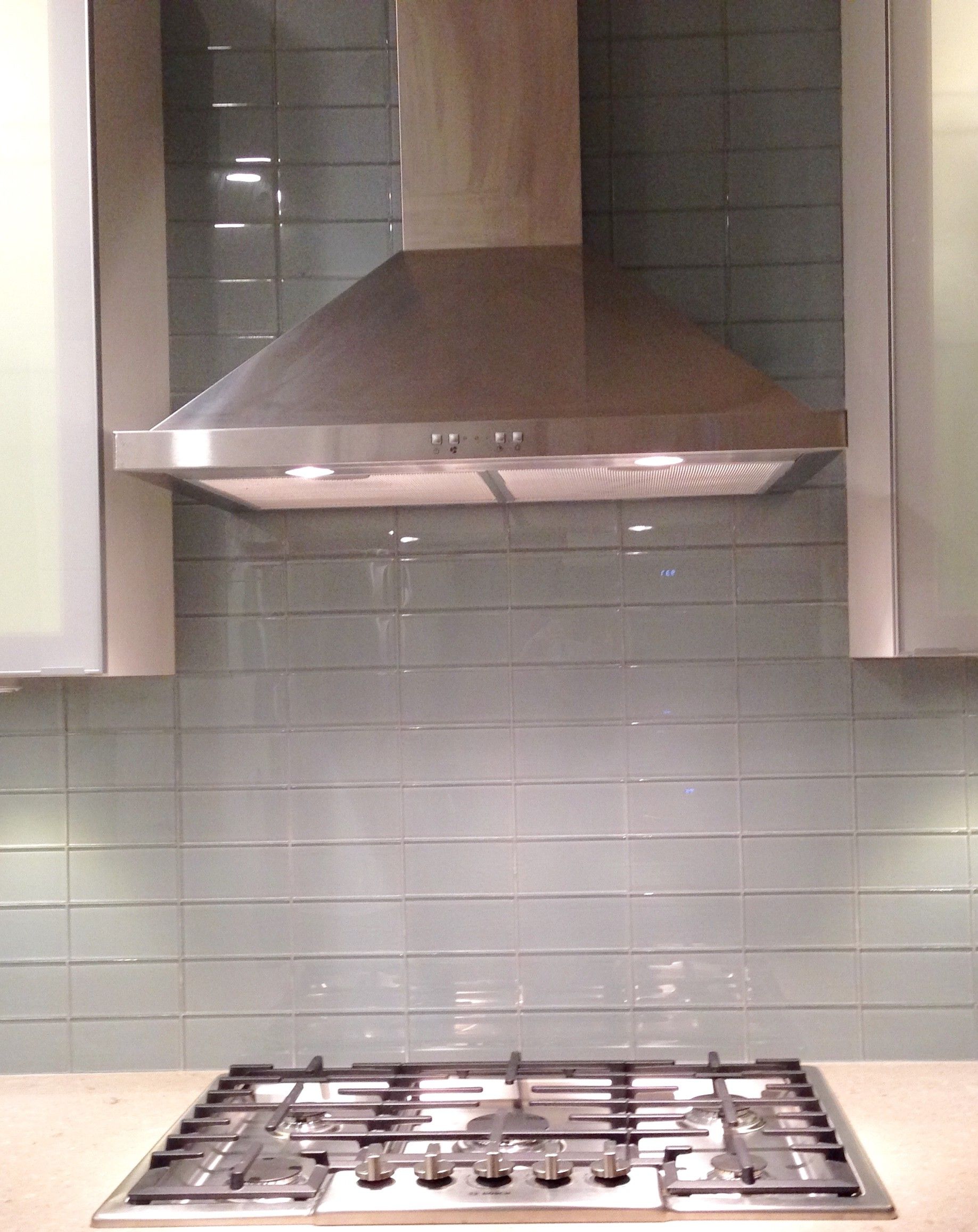 White Brick Tile Backsplash Kitchen Elegant Lush Glass Subway Tile Fog Bank 3×6