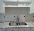 White Subway Tile Backsplash Awesome Ice White 3x6 Backsplash with Black 1" Dot