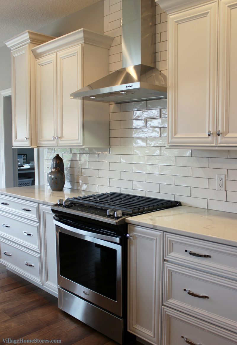 White Subway Tile Backsplash Unique aspen Homes Spring Parade Home with Village Home Stores