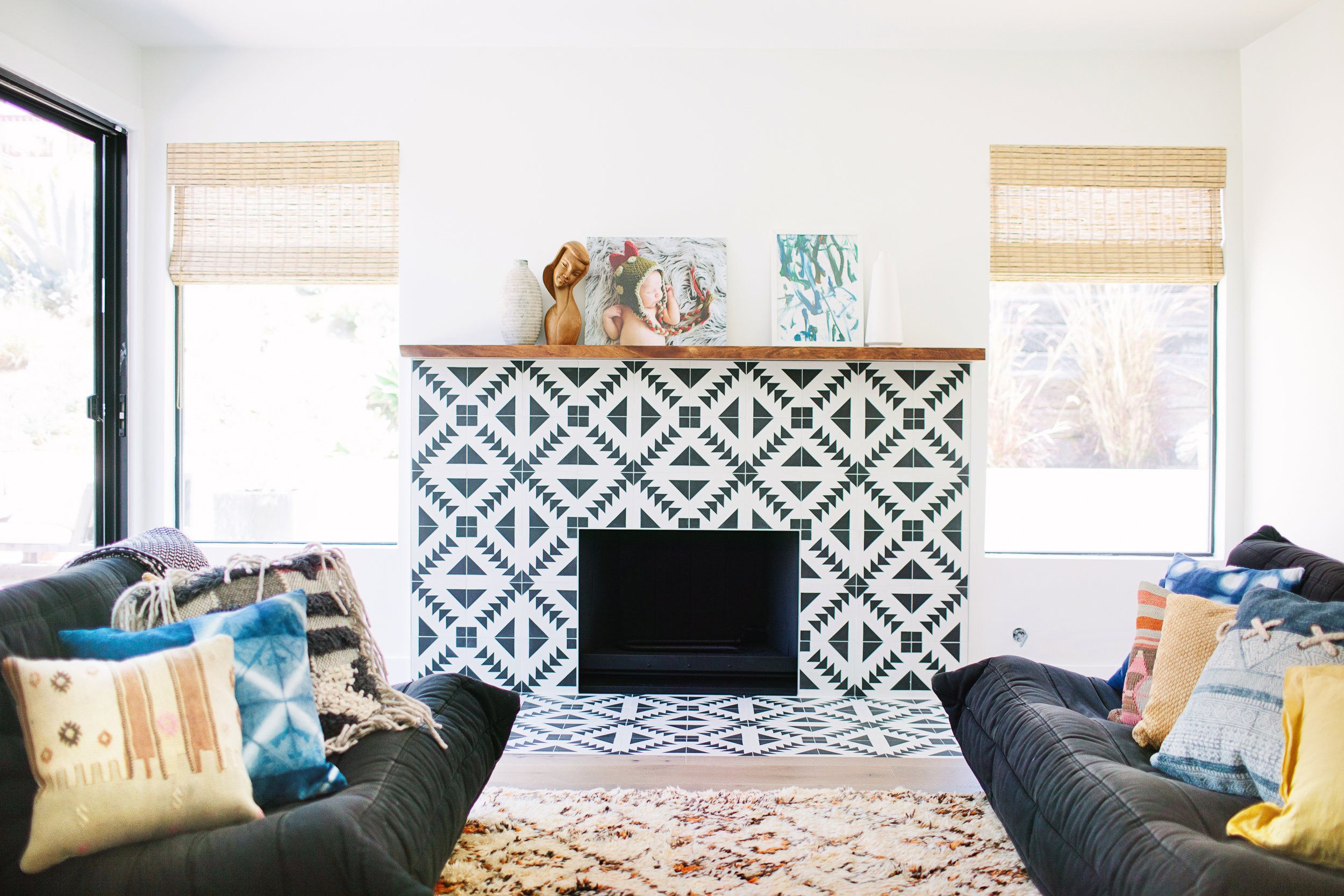 White Subway Tile Fireplace Lovely 25 Beautifully Tiled Fireplaces