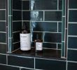 White Subway Tile Herringbone Backsplash Beautiful Teal Subway Tile Shower with A Stunning Niche