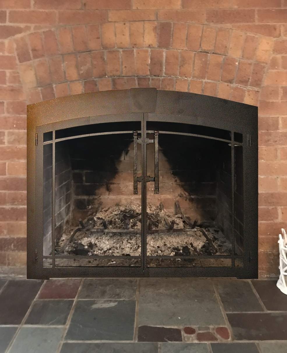 Arched Fireplace Door Awesome Buckingham Arch Fireplace Doors are Custom Made In the Usa