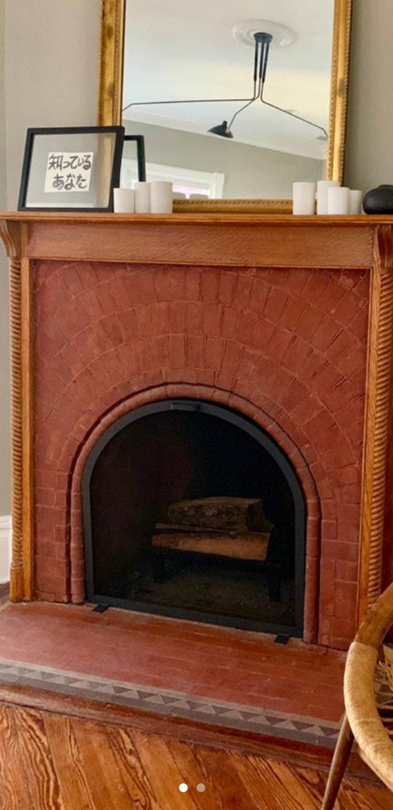 Arched Fireplace Door Beautiful Custom Arched Fireplace Screen Spark Gaurd Wrought Iron Fireplace Screen