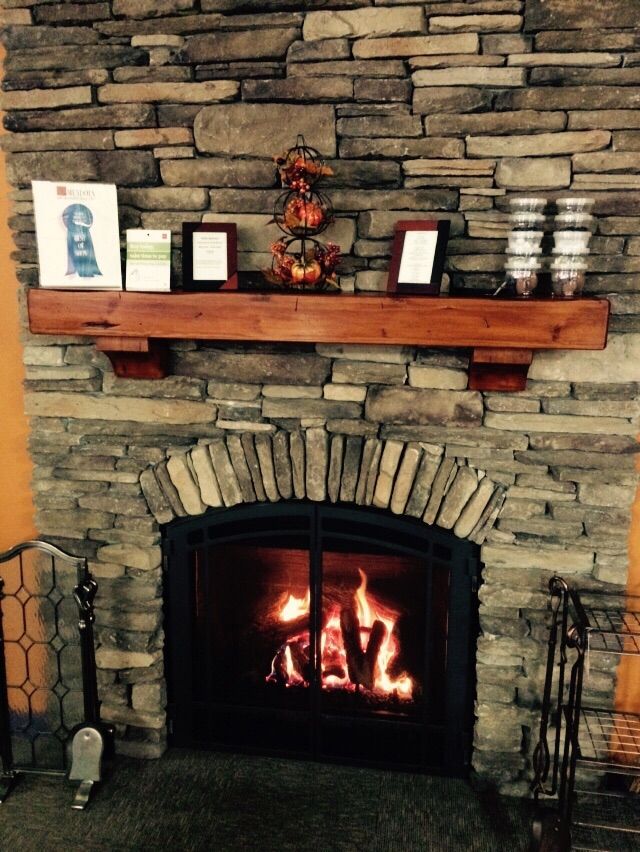 Arched Fireplace Door Best Of Mendota Direct Vent Fireplace with Stacked Stone Wall and