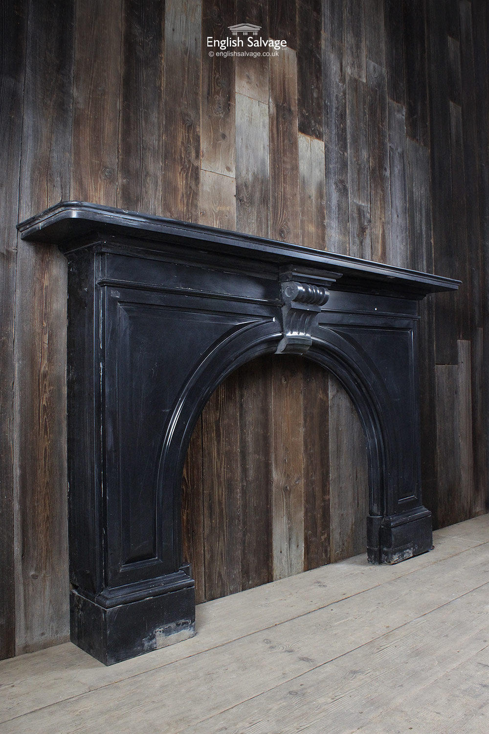 Arched Fireplace Door Best Of Reclaimed Black Marble Fireplace