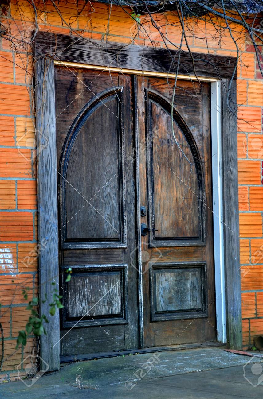 Arched Fireplace Door Elegant Creepy Door Looks Haunted and Ghostly It is Weathered Cracked