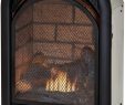 Arched Fireplace Door Elegant Duluth forge Dual Fuel Vent Free Insert 15 000 Btu T Stat Brick Liner Fireplace Insert Black