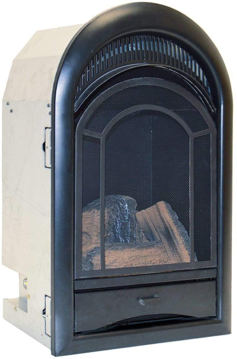 Pro Heating PCS150T Ventless Fireplace Insert Thermostat Control Arched Door Medium White B0757CG2JJ