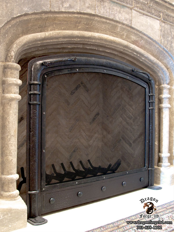 Arched Fireplace Door Inspirational Fireplace Doors Custom Architectural Ironwork Blacksmith