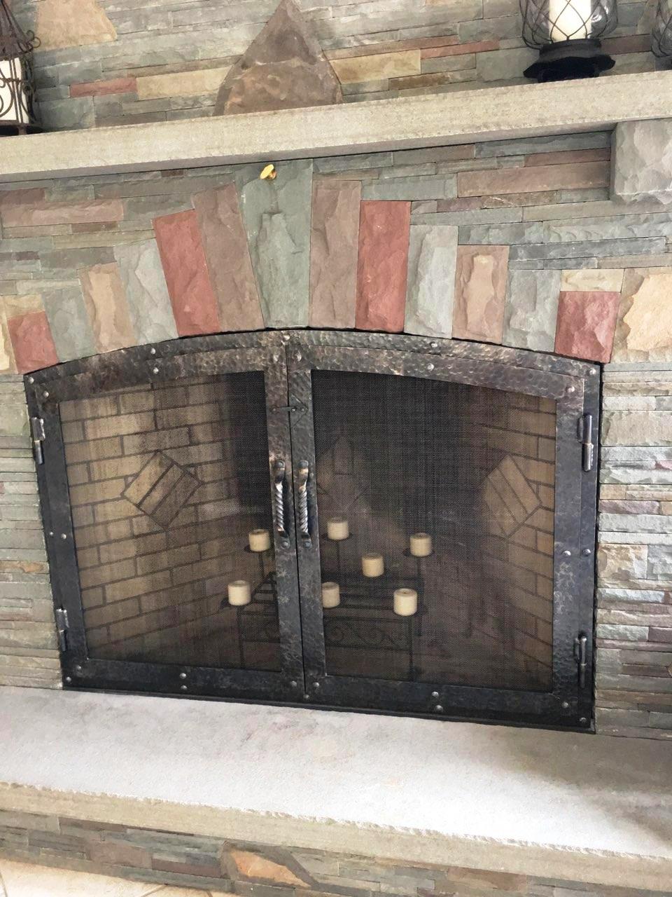 Arched Fireplace Door Inspirational Lazy K Custom Fireplace Doors