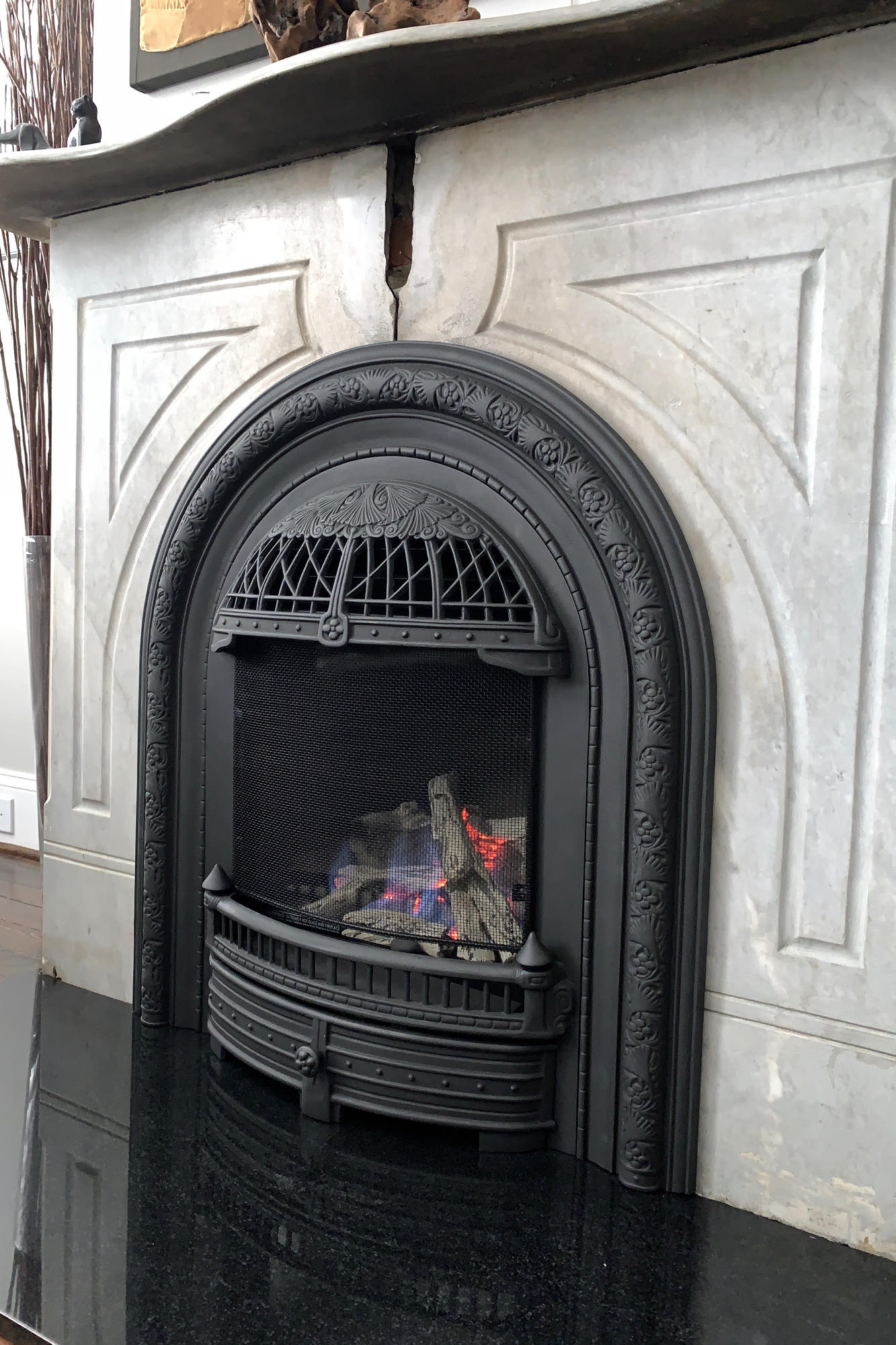 Arched Fireplace Door New Windsor Small Gas Insert