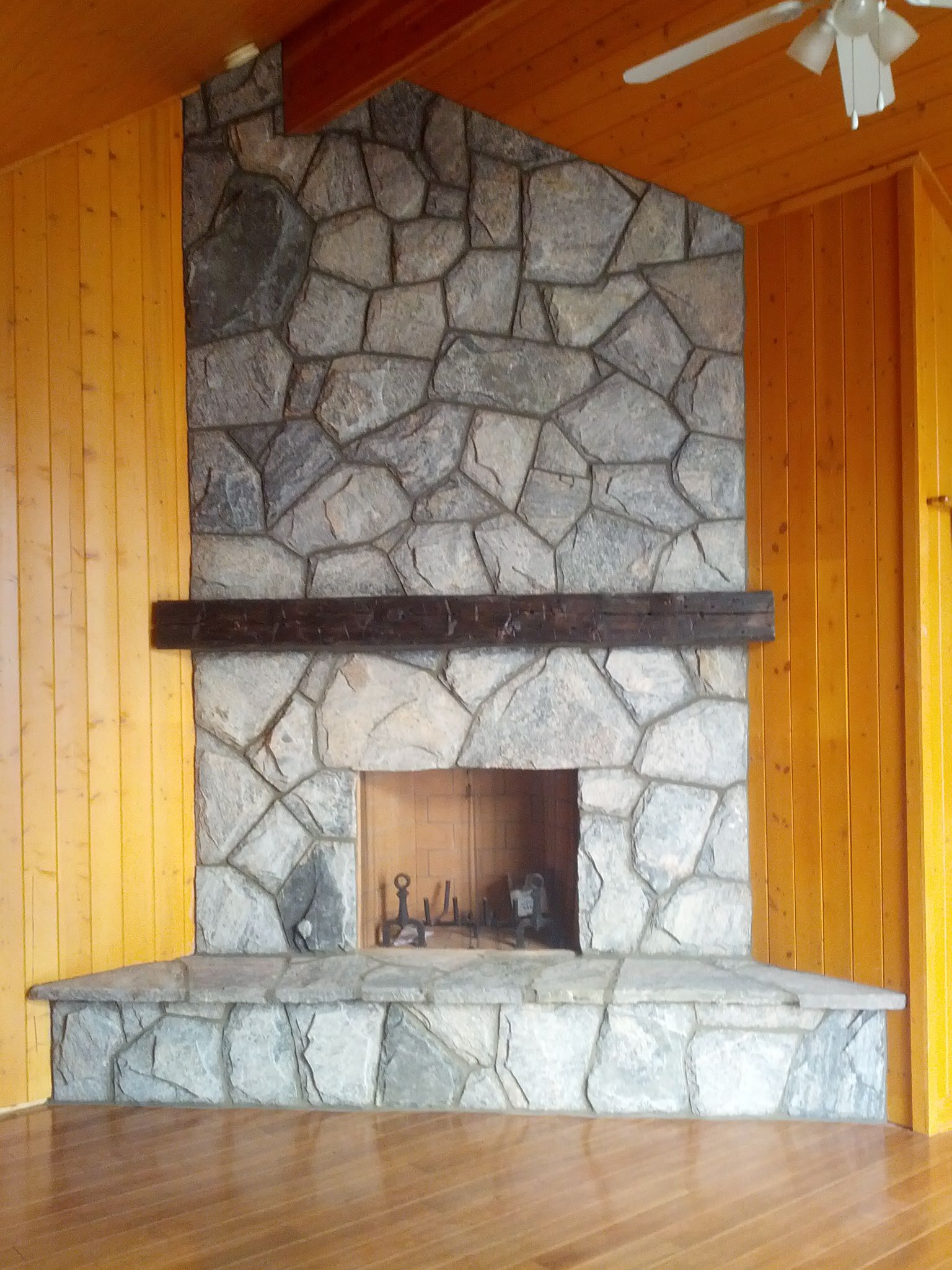 FMI Wood Fireplace Stone