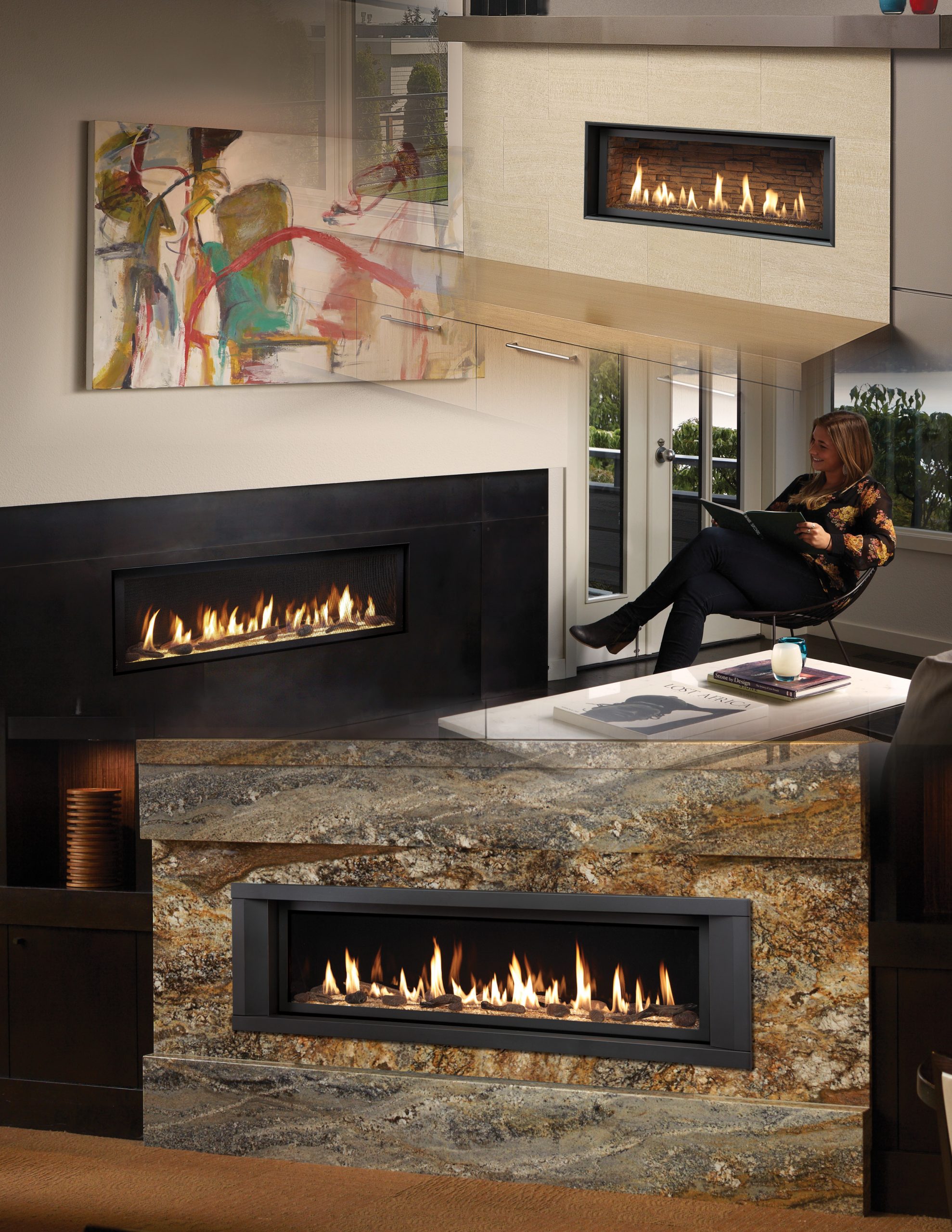 Astria Fireplace Unique Design Journal Adex Awards