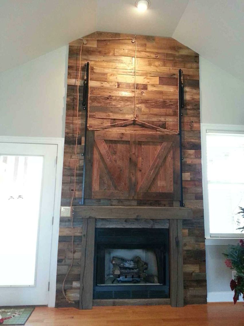 Barnwood Fireplace Awesome 15 Reclaimed Wood Fireplace Ideas