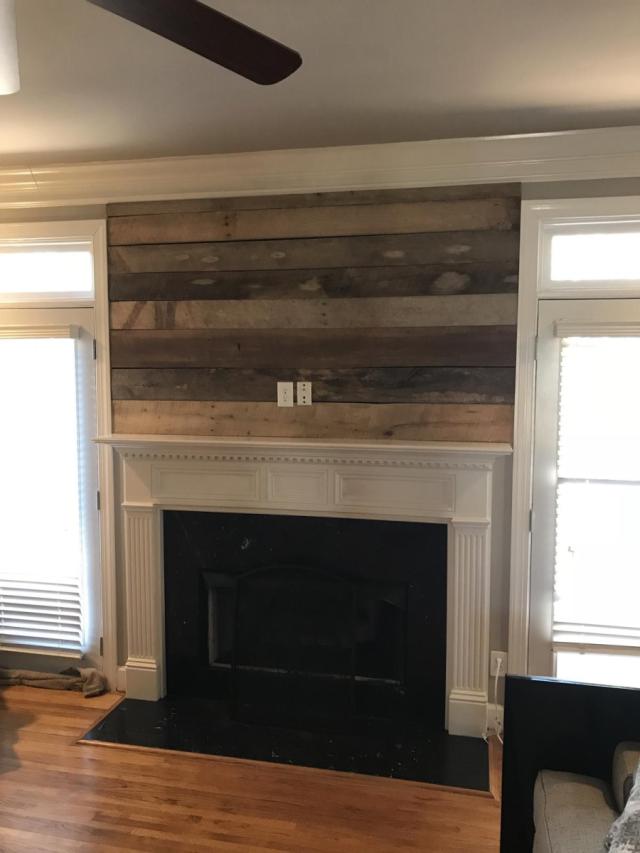 Barnwood Fireplace Elegant Barnwood Over Tv Fireplace Wall – Hammerhead Woodworks