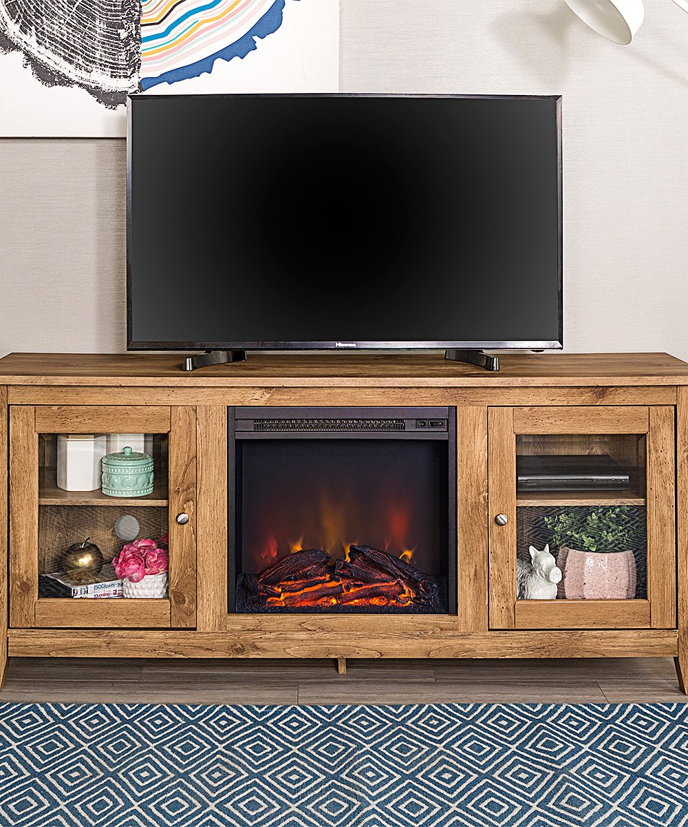 Barnwood Fireplace Elegant Walker Edison Barnwood Fireplace Wood Tv Console