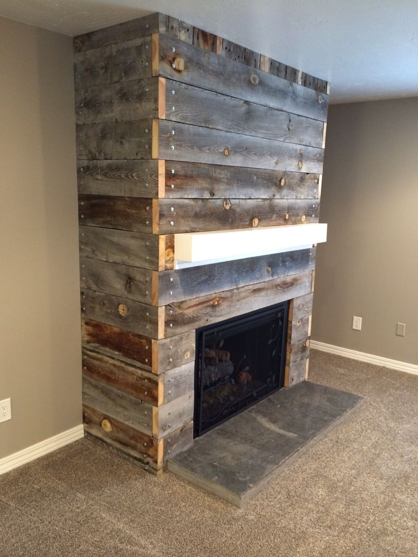 Barnwood Fireplace Inspirational Barnwood Fireplace with Images