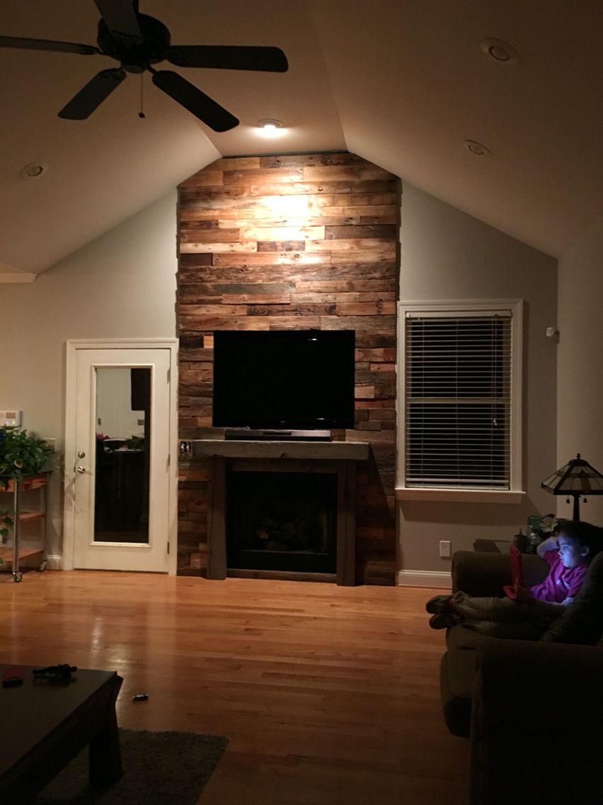 Barnwood Fireplace Lovely Reclaimed Barnwood Fireplace with Images