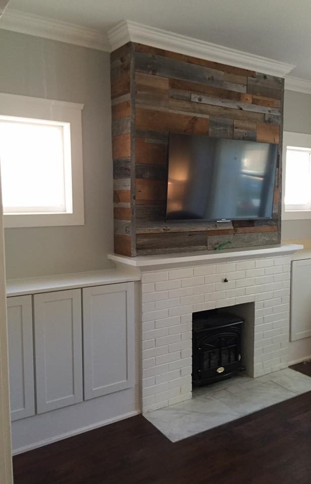 Barnwood Fireplace New Fireplaces – Jmf Custom Wood Features L Barndoors • Feature