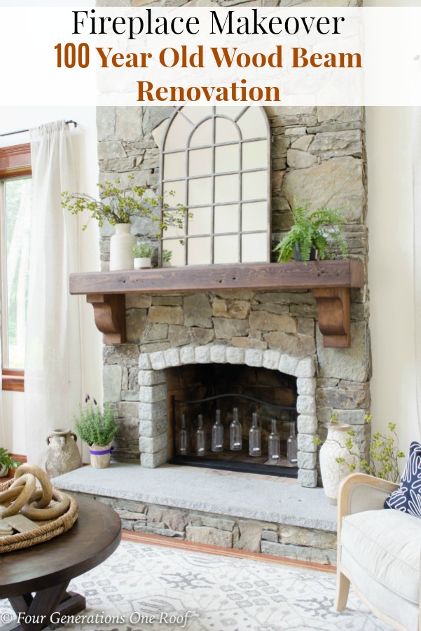 Barnwood Fireplace New How to Hang A Wood Mantel On A Stone Fireplace Using Rebar