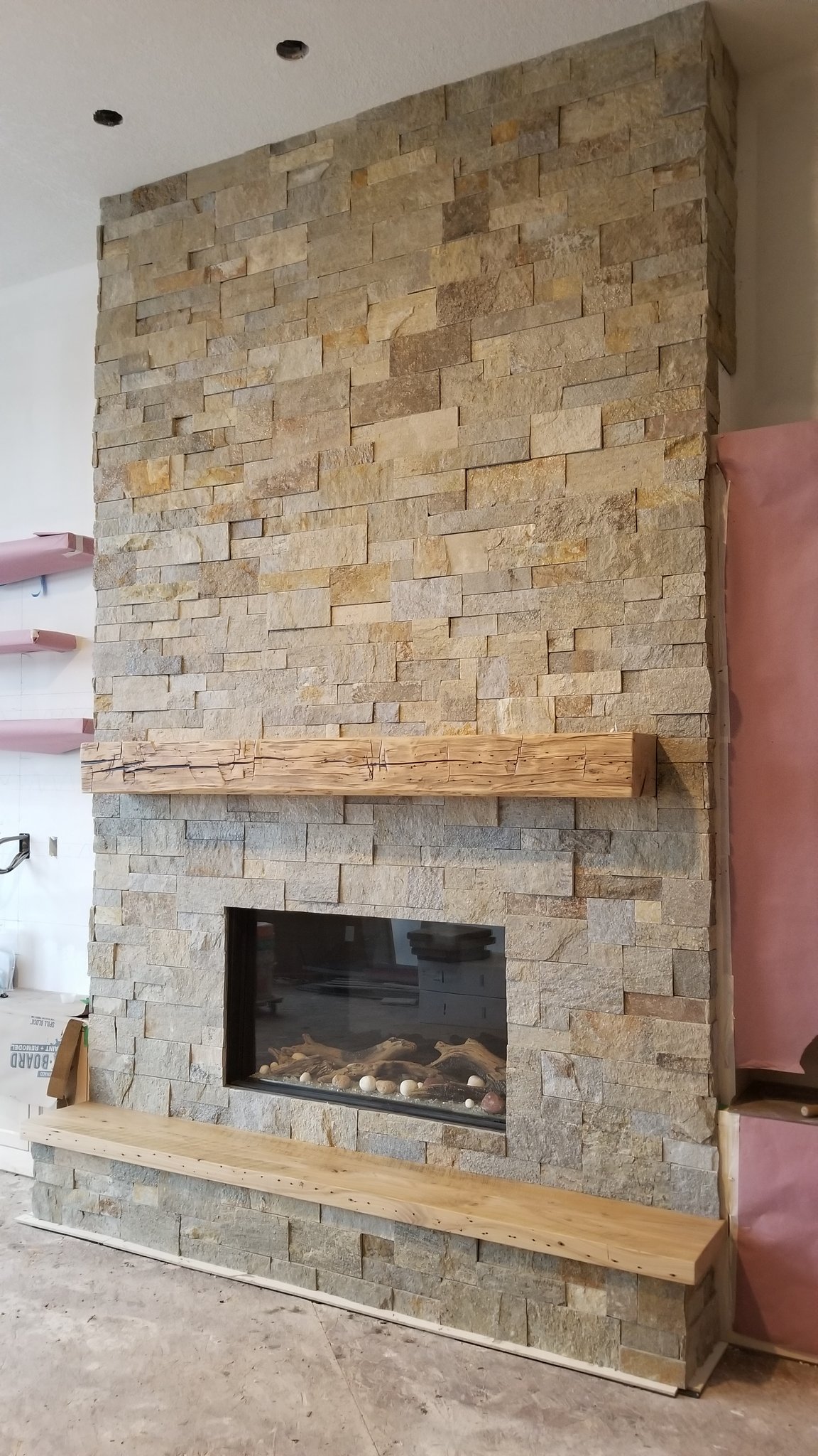 Barnwood Fireplace Unique 3"x12"x11 6" Elm Rafter Barnwood