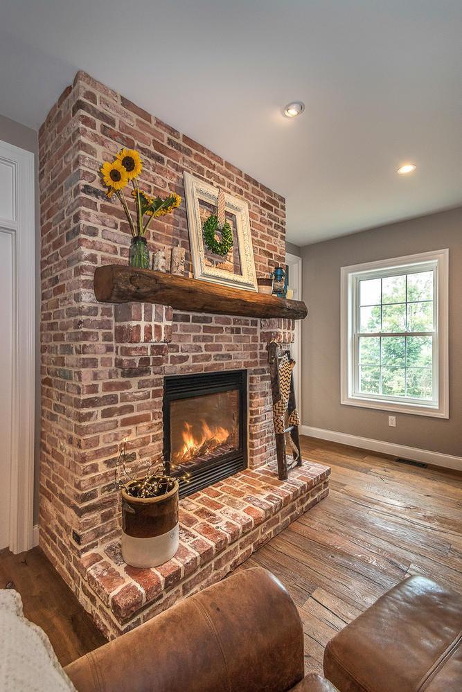 Barnwood Fireplace Unique Family Rooms Portfolio Cedar Knoll Builders