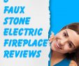 Electric Fireplace with Bookcase Best Of 5 Beautiful Faux Stone Electric Fireplaces